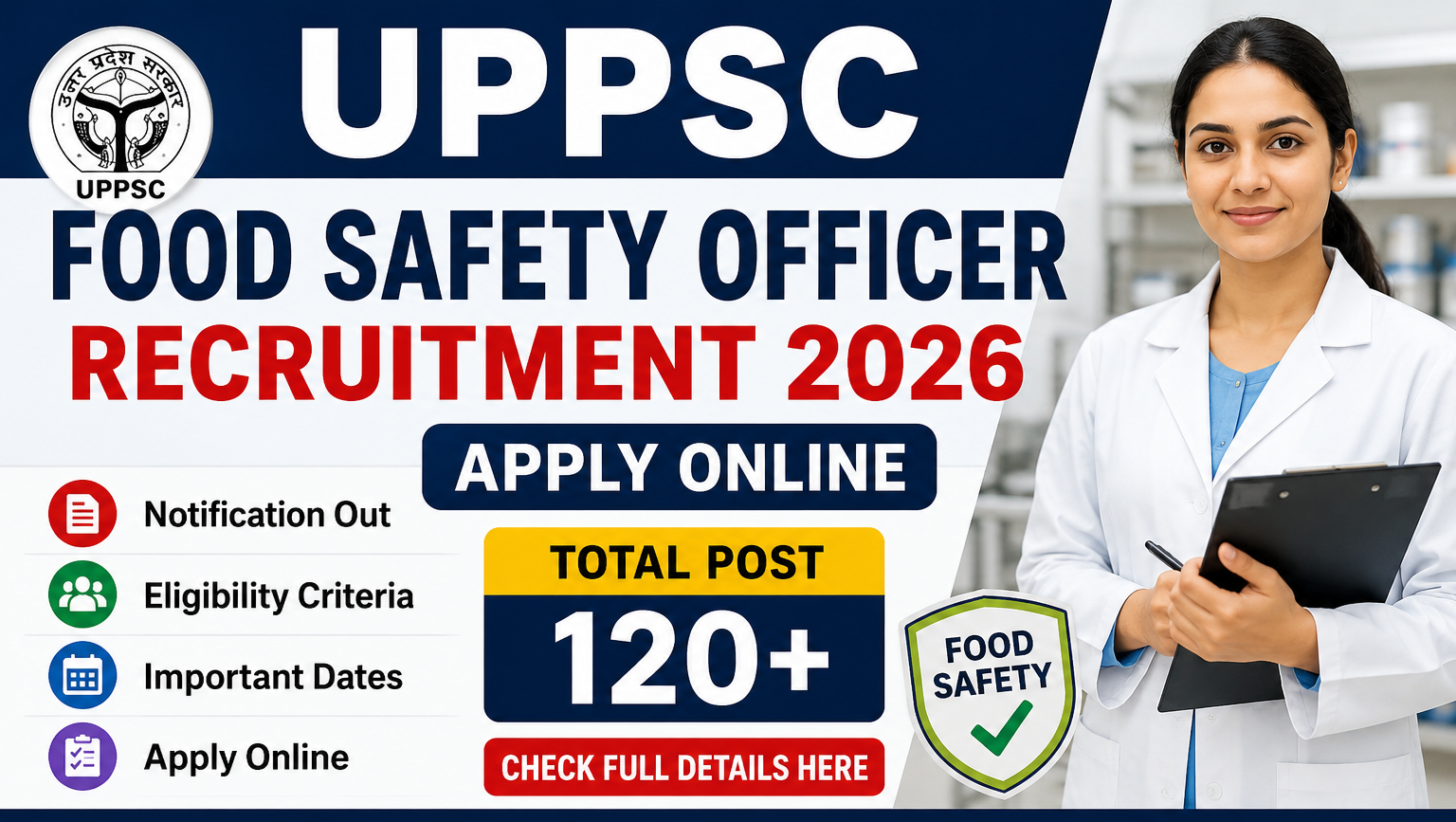 UPPSC FSO Online Form 2026
